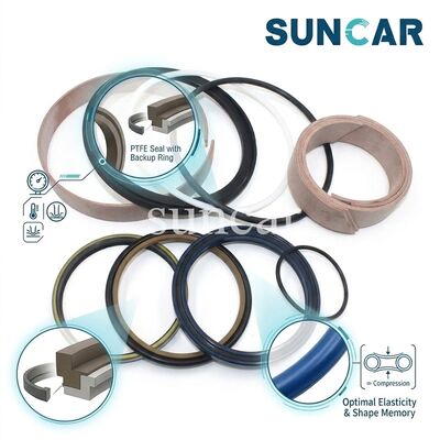 खरीदना 392-4585 Stick Piston Rod Cylinder Seal Kit for C.A.T E307D E307E ऑनलाइन निर्माण